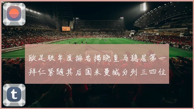 欧足联年度排名揭晓皇马稳居第一拜仁紧随其后国米曼城分列三四位